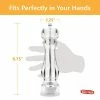 Best Pirce ✔️ Kaiciuss Salt Pepper Grinder Mill Arcylic,the Best Peppercorn Grinder With Adjustable Mill-Clear White Box 1 Pack ✨