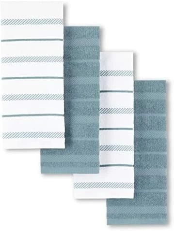 Top 10 π KitchenAid Albany Kitchen Towel 4-Pack Set, Charcoal Grey/White, 16"x26" π - Image 14