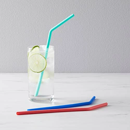 Brand new π AmazonCommercial Silicone Straws And Cleaning Brushes - Set Of (6) Straws And (2) Cleaning Brushes π - Image 6