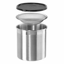 Best Pirce 👏 OGGI Cooking Grease Container, 4 Quart, Stainless Steel ✔️