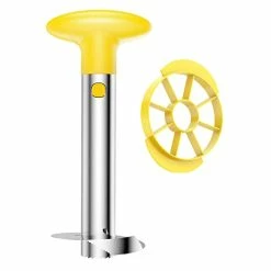 Discount ✨ SameTech Easy Kitchen Tool Stainless Steel Fruit Pineapple Peeler Corer Slicer Cutter 🎉