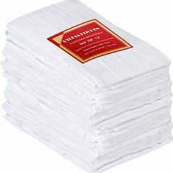 Deals ❤️ Utopia Kitchen [12 Pack] Flour Sack Tea Towels, 28" X 28" Ring Spun 100% Cotton Dish Cloths - Machine Washable - For Cleaning & Drying - W 😍