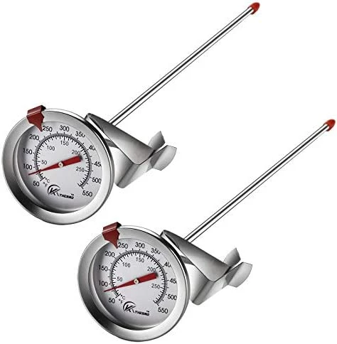 Best Sale π KT THERMO π¬ Candy/Deep Fry Thermometer With Instant Read,Dial Thermometer,12" Stainless Steel Stem Meat Cooking Thermometer,Best For Turkey,BBQ,Grill π - Image 6