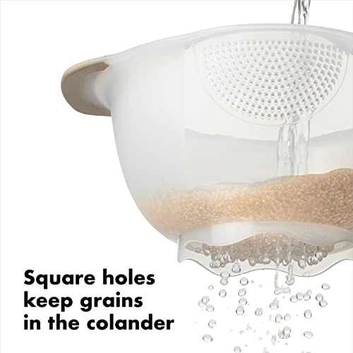 Promo π OXO Good Grips Rice & Small Grains Washing Colander π₯ - Image 4