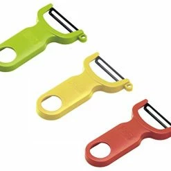 Brand new ✔️ Kuhn Rikon Original Swiss Peeler 3-Pack Red/Green/Yellow ⭐