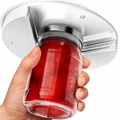 Discount 😉 Under Cabinet Lid Jar Opener - For Weak Hands And Seniors With Arthritis - Heavy Duty, Allows To Easily Unscrew Any-Size Lid - Effortless Bottle & Can Opener For Your Kitchen 💯