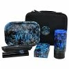 Best reviews of 😍 8.86 Inches Metal Herb Grinder Rolling Tray Set, Bring A Suitcase Premium Grinder, Blue 🧨