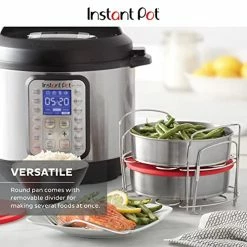 Buy ✨ Instant Pot Official Cook/Bake Set, 8-Piece, Compatible With 6-quart And 8-quart Cookers, Red ⭐