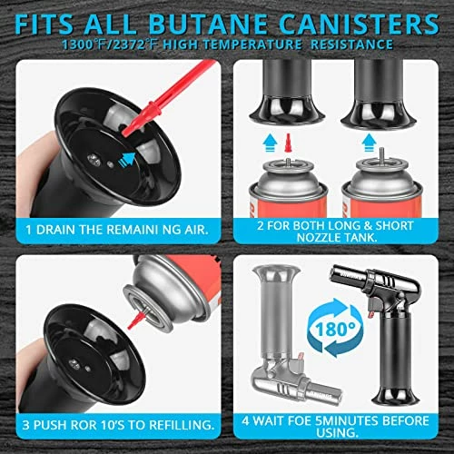 Cheap π Sondiko Butane Torch With Fuel Gauge S907 β - Image 3