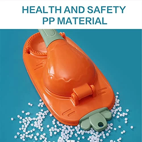 Deals ❤️ YISTEROD 2023 Dumpling Skin Artifact DIY Dumpling Maker -【New Version】2 In 1 Dumpling Maker, Multifunction DIY Manual Dumpling Press Molds Set, Safety ABS Material, Easy-tool For Dumpling Make (Red) ⭐ - Image 5