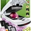Best deal 😀 Fullstar Vegetable Chopper - Spiralizer Vegetable Slicer - Onion Chopper With Container - Pro Food Chopper - Black Slicer Dicer Cutter - 4 Blades Black/white 😍