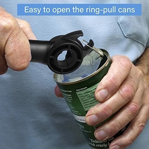 Hot Sale π― Upgraded Jar Opener For Weak Hands With Seniorsor Arthritis, Effortless Jar Lid Opener For Kitchen, 3-in-1 Multifunctional Bottle Opener Opens Pop-Top Cans Beer Bottles Soda Cans Black π - Image 4