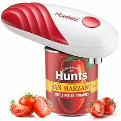 Coupon 🛒 Howdretal Electric Can Opener, Automatic Can Opener, Safe Smooth No Sharp Edges Can Opener For Almost Size Cans, Best Gifts For 👩 Women, Senior With Arthritis, 🎄 Christmas Gifts 💯
