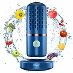 Top 10 🥰 Heyjar Fruit And Vegetable Washing Machine, Fruit Cleaner Device,Fruit Purifier For With OH-ion Purification Technology For Cleaning Fruit,Vegetable,Rice,Tableware (Blue) ❤️
