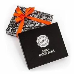 Coupon 🔥 Premium Whiskey Stones Gift Set With 12 Pcs Stones And Bag. Whiskey, Bourbon, Cognac, Scotch,Gin, Wine Beverage. Marble Reusable Ice Cubes. 🎂 Birthday Gift For Whiskey Lovers.… (Dark Grey) Dark Gray 🎉