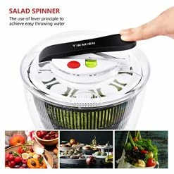 Best reviews of π TIKMIEN Salad SpinnerοΌCleaning, Dehydration And Storage Three-in-oneοΌLeverage Principle Improves Dehydration Efficiency π₯