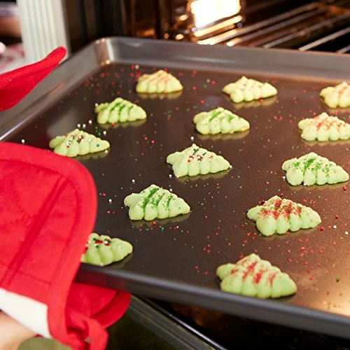 Budget π Wilton Perfect Results Premium Non-Stick Bakeware Mega Cookie Sheet, 15 X 21-Inch, Stee β€οΈ - Image 6