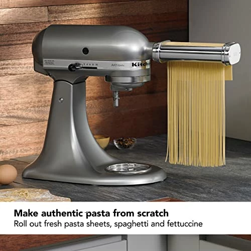 Discount π KitchenAid 3-Piece Pasta Roller & Cutter Set Attachment, Silver π - Image 2