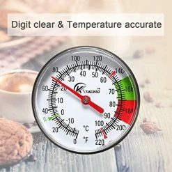 Discount 🤩 KT THERMO Instand Read 2-Inch Dial Thermometer,Best For The Coffee Drinks,Chocolate Milk Foam 🎉