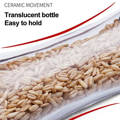 Budget β€οΈ Hexiniu Fillable Stainless Steel Grinder - Aadjustable Black Pepper Grinder, Long Lasting Fresh Keeping Spice Grinder, High Glass Blender That Can Be Used For Pepper, Cumin, Sea Salt, Mung Bean (High) π - Image 4