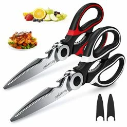Top 10 👍 Zydxcccy Kitchen Scissor For General Use 2-Packs,Heavy Duty Kitchen Raptor Meat Shears,Dishwasher Safe Cooking Scissors, Stainless Steel Multi-function Scissors For Food,Chicken,Poultry, Fish, Pizza,Herbs ✨
