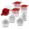 Hot Sale 🔥 Tovolo 🎄 Christmas Ornament Ice Molds, Set Of 4, For Making Leak-Free, Slow-Melting Drink Ice For Whiskey, Spirits, Liquor, Cocktails, Soda & More ⌛