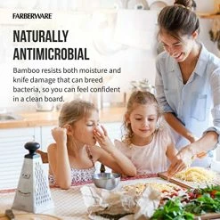 Promo ⭐ Farberware Bamboo Cutting Board, Set Of 3 Assorted Sizes ⌛