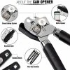 New ✔️ ZALIK Can Opener Manual, Handheld Strong Heavy Duty Can Opener, Anti-slip Hand Grip, Stainless Steel Sharp Blade, Ergonomic And Easy To Use, With Large Turn Knob ✔️