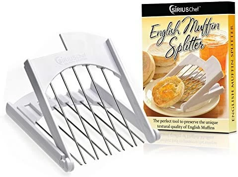 Discount π€© Sirius Chef English Muffin Splitter For Biscuit And Crumpets, Useful Kitchen Tool β - Image 5
