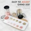 Buy 🔔 Ebaco Original Stainless Steel Salt Or Pepper Grinder - Top Spice Mill With Ceramic Blades , Brushed Stainless Steel And Adjustable Coarseness By Pepper Grinder （Single Package） 1pcs-sliver-304 🎉