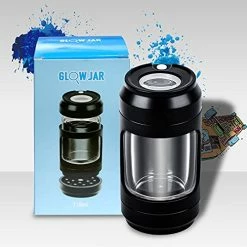 Top 10 🤩 Wen Qiao Storage Jar With Herb Grinder Led Light Up, Herb Containers With 8x Magnifying Viewing Jar Portable, Storage And Grinding In One Keep Herbs Dry And Fresh (Black) 😍