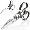 Cheap ❤️ Kitchen Shears By Gidli - Lifetime Replacement Warranty- Includes Seafood Scissors As A Bonus - Heavy Duty Stainless Steel All Purpose Ultra Sharp Utility Scissors 🤩