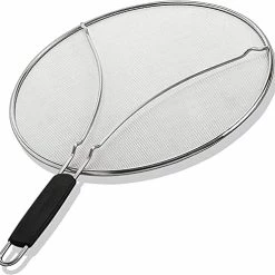 Cheap 😉 BergKoch Splatter Screen For Frying Pan - 13 Inch Stainless Steel Grease Splatter Guard - Cover Oil Splash When Sizzling Bacon, Cooking Fried Chicken Or Popcorn 💯