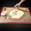 Deals 👏 Non-slip Silicone Pastry Mat Extra Large With Measurements 28''By 20'' For Silicone Baking Mat, Counter Mat, Dough Rolling Mat,Oven Liner,Fondant/Pie Crust Mat By Folksy Super Kitchen Red 👏
