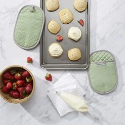 Top 10 🤩 KitchenAid Asteroid Oval Pot Holder 2-Pack Set, Pistachio, 6.5"x10" 😀