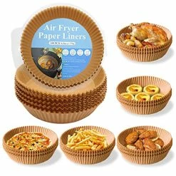 Wholesale 💯 Bahouloer Air Fryer Disposable Paper 100 Pcs 6.3 Inch Air Fryer Round Non-Stick Paper Prime Oil-proof Parchment Paper Cooking Paper For Fryers Basket Frying Pan Microwave Oven ❤️