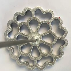 Discount 🤩 MEXIMART's Mexican Rustic Aluminum Bunuelera With Wood Handle Mode Para Hater Bunuelo ✨