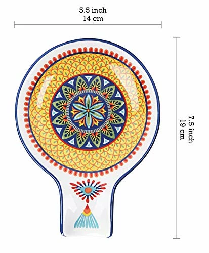 New π Bico Havana Ceramic Spoon Rest For Stove Top, Kitchen Counter, House Warming Gift, Dishwasher Safe π - Image 2