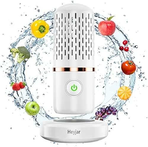 Top 10 π₯° Heyjar Fruit And Vegetable Washing Machine, Fruit Cleaner Device,Fruit Purifier For With OH-ion Purification Technology For Cleaning Fruit,Vegetable,Rice,Tableware (Blue) β€οΈ - Image 7