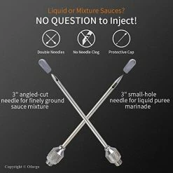 Best reviews of π€© Ofargo Plastic Marinade Injector Syringe With Screw-on Meat Needle For BBQ Grill, 1-oz, Red, Recipe E-Book (Download PDF) π