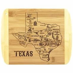 Budget 🎉 Totally Bamboo A Slice Of Life Texas State Serving And Cutting Board, 11" X 8.75" ✔️