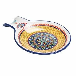 New π Bico Havana Ceramic Spoon Rest For Stove Top, Kitchen Counter, House Warming Gift, Dishwasher Safe π