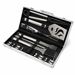 Best Pirce 🔥 Cuisinart CGS-5020 BBQ Tool Aluminum Carrying Case, Deluxe Grill Set, 20-Piece 🎉