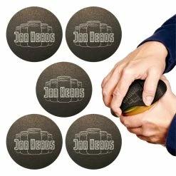 Best Pirce 🧨 JAR HEADS Jar Opener (5PC) - Jar Opener For Weak Hands - Rubber Jar Opener For Seniors With Arthritis - Rubber Jar Opener Gripper Pad - USA Made Multifunctional Jar Gripper - Thick Sturdy & Non-Slip Blue 🔔