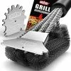 Best Sale 🥰 GRILLART Grill Brush And Scraper,18 Inch BBQ Grill Cleaning Brush Kit, Safe Wire Scrubber, Universal Fit BBQ Cleaner Accessories For All Grates 👏